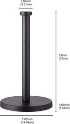 Black Standing Paper Towel Holder - Image 2