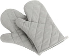 Oven Mitts, Premium Heat Resistant Kitchen Gloves Cotton & Polyester Quilted by Nachvorn