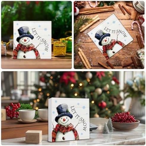 Christmas Sign Decor, Holiday Christmas Decorations - Image 3