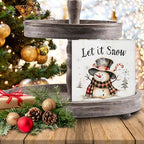 Let It Snow Christmas Decorations - Christmas Winter Snowman Decor - Image 7