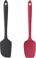 Silicone Flat Spoon Spatula Set, Luxiwise 600ºF Heat Resistant Kitchen Baking by Unknown
