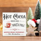 Farmhouse Christmas Decor, Cocoa Christmas Decorations, Winter Holiday - Image 4