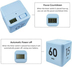 Feilifan Cube Timer, Productivity Timer Kids Time Timer Gravity Sensor flip - Image 4