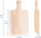 LZMS 4-Pack 13 1/2"x 7 1/2" Wood Serving Boards Set | Unfinished Wood Crafts - Image 2
