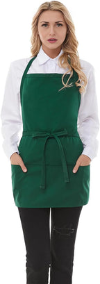 Aprons for Women with 3 Pockets, Server Apron, Aprons for Cooking, Chef Apron - Image 2