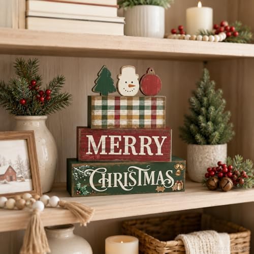 Christmas Decorations Indoor, Merry Christmas Snowman Tree Home Decor - Image 2