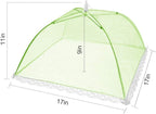 Pop-Up Mesh Screen Tent Umbrella, SPANLA 8 Pack Colored Food Cover Net - Image 3