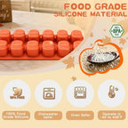 HKNMTT 2Pcs Pumpkin Silicone Molds 24-Cavity Halloween Fall Chocolate Molds - Image 5
