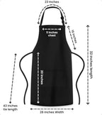 Adjustable Bib Apron 100% Polyester Kitchen Aprons Waterdrop Resistant Aprons - Image 7