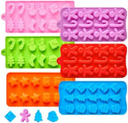 Christmas Chocolate Silicone Molds, 6 PCS by CLUEWR