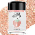 Rose Gold Edible Glitter for Cakes Drinks - Colaele 5 grams Food Grade Luster Dust Glimmer Powder Metallic Fancy Food Decorating Sprinkle Brew Glitter Dust Decorations Beverage Candy Dessert, Vegan by Enjoyyourcolorfullife