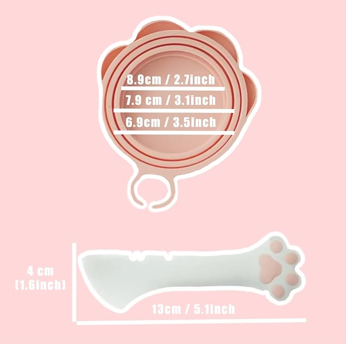 Meow&Woof Cute Cat Pet Can Food Cover - Image 2