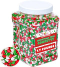 Christmas Sprinkles - 1.7 Pounds - Bulk Red and Green Tree Confetti by AGreatSurprise