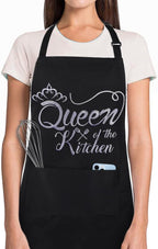 Funny Aprons for Women with Pockets, Kitchen Cooking Grilling Bbq Cute Chef by Aoomzoon