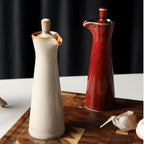 Small Ceramic Olive Oil Dispenser Bottle - Image 6