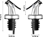 5 Pack Oil Spouts, Olive Oil Vinegar Bottle Stopper Dispenser - Image 5