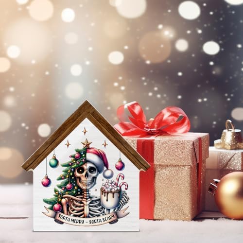 Gothic Christmas Skeleton Decor, Sorta Merry Sorta Scary - Image 6