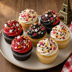 Yellow & Red & Black & White Sprinkles Mix Size Pearls Mouse Themed Cake Decorations Cupcake Toppers Perfect for Wedding Party Valentine Halloween Christmas Supplies 4.58OZ - Image 5