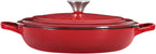 Flavehc Braiser Enameled Cast Iron Braiser 2.25 qt Braiser Pan - Image 9