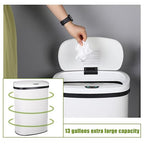 13 Gallon 50 Liter Garbage Can Kitchen Trash Can - Image 7