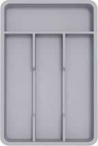 Lifewit Silverware Drawer Organizer Tray, Plastic Cutlery Storage by Lifewit