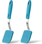 Silicone Cookie Spatula Turner 2 Pack Mini Brownie Spatula Flexible Kitchen by Yetene