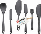 DI ORO 6-Piece Silicone Spatula Set by DIORO