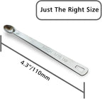 5PCS 1/16 Teaspoon Single Tiny Measuring Spoon, Small Individual Stainless - Image 2