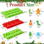 Christmas Chocolate Silicone Molds, 6 PCS - Image 2