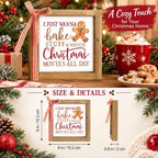 Gingerbread Christmas Sign for Tree, Table, Kitchen, Wall Decor - Image 3
