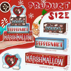 Moucuny 4 Pcs Hot Cocoa Wooden Signs Winter Christmas Farmhouse Decor - Image 2