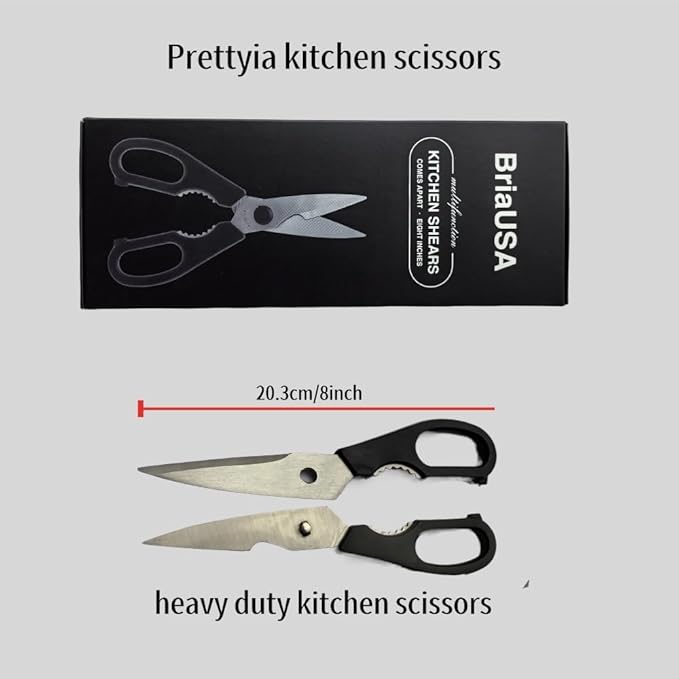 Prettyia Kitchen Shears, Take-Apart Heavy Duty Stainless Steel Multi Purpose - Image 7