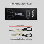 Prettyia Kitchen Shears, Take-Apart Heavy Duty Stainless Steel Multi Purpose - Image 7