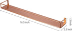 MyGift Modern Copper Metal Wall Mounted Display Racks - Image 3