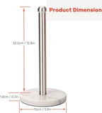 Heavy Weighted Paper Towel Holder, Easy One-Handed Design - Image 6