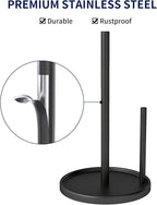 Jesginboo Paper Towel Holder Countertop, Paper Roll Holder - Image 4
