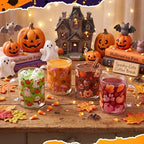 Tioncy 4 Pcs Fall Coffee Mugs 12 oz Pumpkin Harvest Glass Cups - Image 6