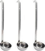 5 Oz Stainless Steel Ladle, 11.8" Long Handle Length by Auvotuis
