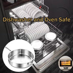 Toutrop Tri-Ply Stainless Steel 8 Quarts Sauté Pan - Image 5