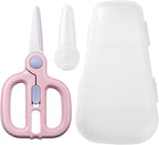 Baby Food Scissors with Travel Case, Ceramic Food Scissors Kids, Toddler by Artenny