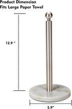 Paper Towel Holder Countertop, Standing Paper Towel Roll Holder - Image 5