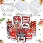 DIYDEC 36PCS Christmas Aluminum Food Containers Foil storage Tin with Lids - Image 2