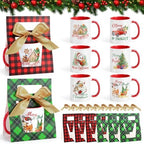 LemonRoad 6 Sets Christmas Coffee Mugs with Mug Boxes 12 oz by Unknown