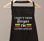 I Don't Need Recipes Novelty Chef Kitchen BBQ Apron Barber Chef Bib BBQ Kitchen - Image 2