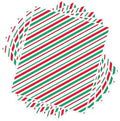 Zezzxu 100 Sheets Red and Green Striped Wax Paper, Parchment Paper for Cookie Box Deli Food Wrapping Grease Resistant Basket Liners (8.5 x 9.8 Inches) by Zezzxu