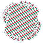Zezzxu 100 Sheets Red and Green Striped Wax Paper, Parchment Paper for Cookie Box Deli Food Wrapping Grease Resistant Basket Liners (8.5 x 9.8 Inches) by Zezzxu