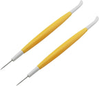 HJGarden 2PCS Stainless Steel Scribe Tool Cookie Scribe Tool Cookie Icing Pin by HJGarden