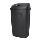 13-Gallon Black Plastic Kitchen Trash Can - Image 5