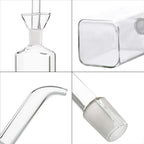 LandHope Oil Bottle Glass Olive Oil Dispenser Bottle Glass Cooking Oil Vinegar - Image 3