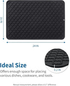 AMOAMI-Dish Drying Mats for Kitchen Counter-Silicone Dish Drying Mat-Kitchen - Image 6